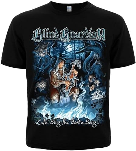 Blind Guardian Let's Sing The Bard's Song Jacket Prom Funny Personalise Painting T-Shirt Black XXL von YUANROU