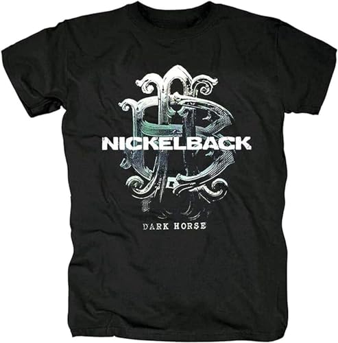 N-I-C-K.E.L.B.A.C.Ks Band Tees Canada Metal Rock T-Shirt Black M von YUANROU