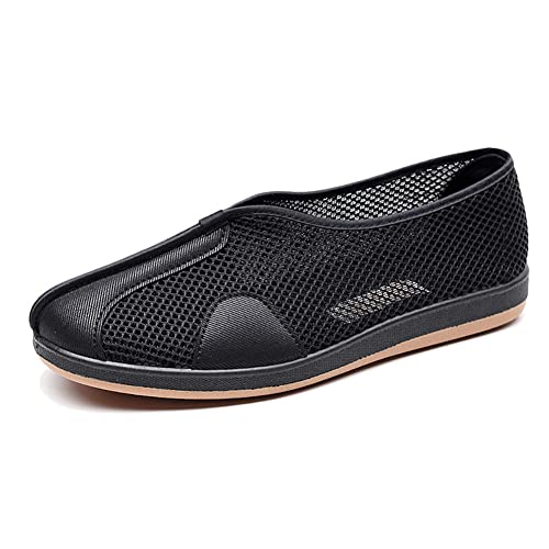 YUANSOME Tai Chi Kung Fu Schuhe Mesh Hohle Sandalen Slippers Sports Hausschuhe Klassisch Lässig Kampfsport Sportschuhe Martial Arts Schuhe Leichte Atmungsaktiv (40) von YUANSOME