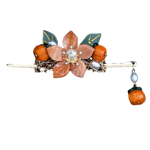 Haarnadel, Haarstäbchen for Frauen, Hanfu-Haarkrone, Kopfschmuck, antikes Kostüm, Haarschmuck, Quasten-Haarnadel von YUBAOLI