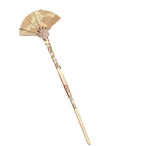 Haarnadel, Haarstäbchen for Frauen, The Ancient Style Fan Quaste Haarnadel Chinesische Kopfbedeckung von YUBAOLI