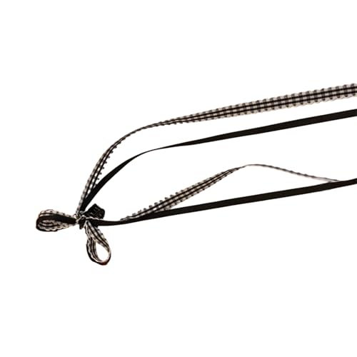 Haarspangen, Haarschmuck for Damen, Haarkralle mit langem Schwanzband, Haarschleifen for Damen, Haarstyling, Haarspangen, Clip, französisches Balletthaar(Black) von YUBAOLI