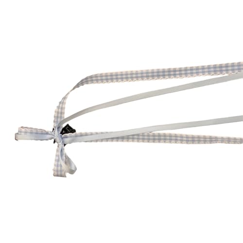 Haarspangen, Haarschmuck for Damen, Haarkralle mit langem Schwanzband, Haarschleifen for Damen, Haarstyling, Haarspangen, Clip, französisches Balletthaar(Blue) von YUBAOLI
