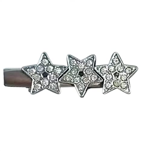 Haarspangen, Haarschmuck for Damen, Haarspange mit Strasssteinen in Sternform for Damen und Mädchen, Haarschmuck mit Strasssteinen in Sternform, Haarspangen mit Sternform, Haarnadel mit Kristallsternf von YUBAOLI