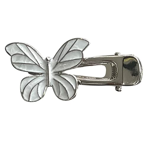 Haarspangen, Haarschmuck for Damen, Schmetterlings-Haarnadeln aus Legierung for Teenager-Mädchen, modische Haarspange, Haarspangen for Mädchen, seitlicher Pony-Clip, Haarschmuck(Green) von YUBAOLI