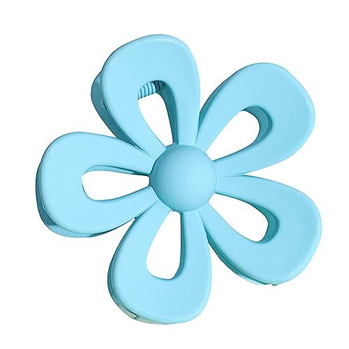 Haarspangen, Haarschmuck for Damen, hohle Haarklammern, rutschfeste große Haarklammern, süßer Haarschmuck mit Haarspangen, Haarnadel mit starkem Halt for Mädchen(Blue) von YUBAOLI