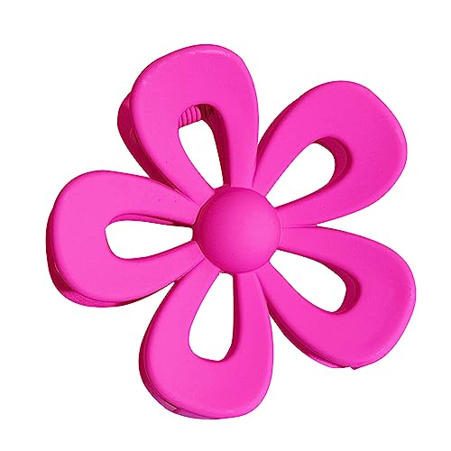 Haarspangen, Haarschmuck for Damen, hohle Haarklammern, rutschfeste große Haarklammern, süßer Haarschmuck mit Haarspangen, Haarnadel mit starkem Halt for Mädchen(Pink) von YUBAOLI