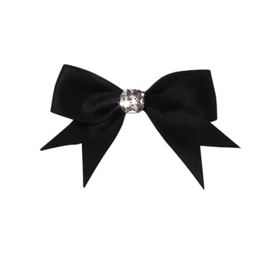 Schmetterling Haarspangen, Dekorative Haarspange Damen Seitenspange Schwarze Schleife Haarspange Kopfschmuck von YUBAOLI