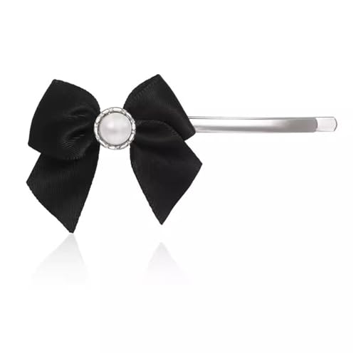 Schmetterling Haarspangen,Dekorative Haarspange Damen Schwarze Schleife Haarspangen Gebrochene Haarseitenspangen von YUBAOLI