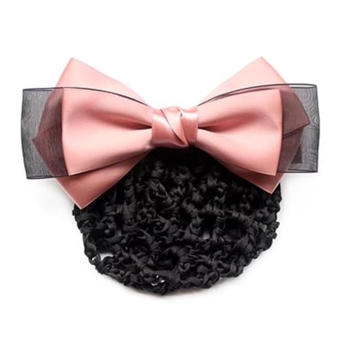 Schmetterlings-Haarspangen, Damen-Haarknoten-Abdeckungsnetz, Damen-Schleier aus Seide, Kopfblumen-Haarnetz(Colour 1,Style 1) von YUBAOLI