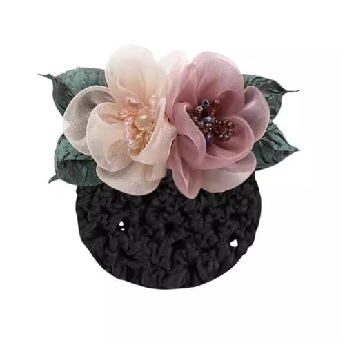Schmetterlings-Haarspangen, Haarknoten-Abdeckungsnetz for Frauen, Flugbegleiterin, Tellerhaar, Krankenschwester, Schleife, Haarnetz(Colour 1) von YUBAOLI