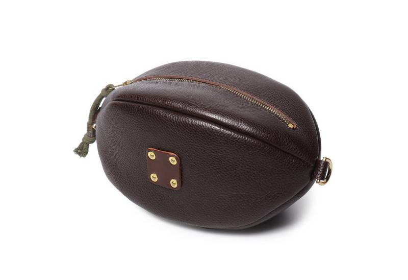 YUBRO-STUDIO Bauchtasche Herren Echtleder Bauchtasche Crossbody Tasche Verstellbarer Gurt von YUBRO-STUDIO