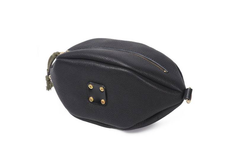 YUBRO-STUDIO Bauchtasche Herren Echtleder Bauchtasche Crossbody Tasche Verstellbarer Gurt von YUBRO-STUDIO