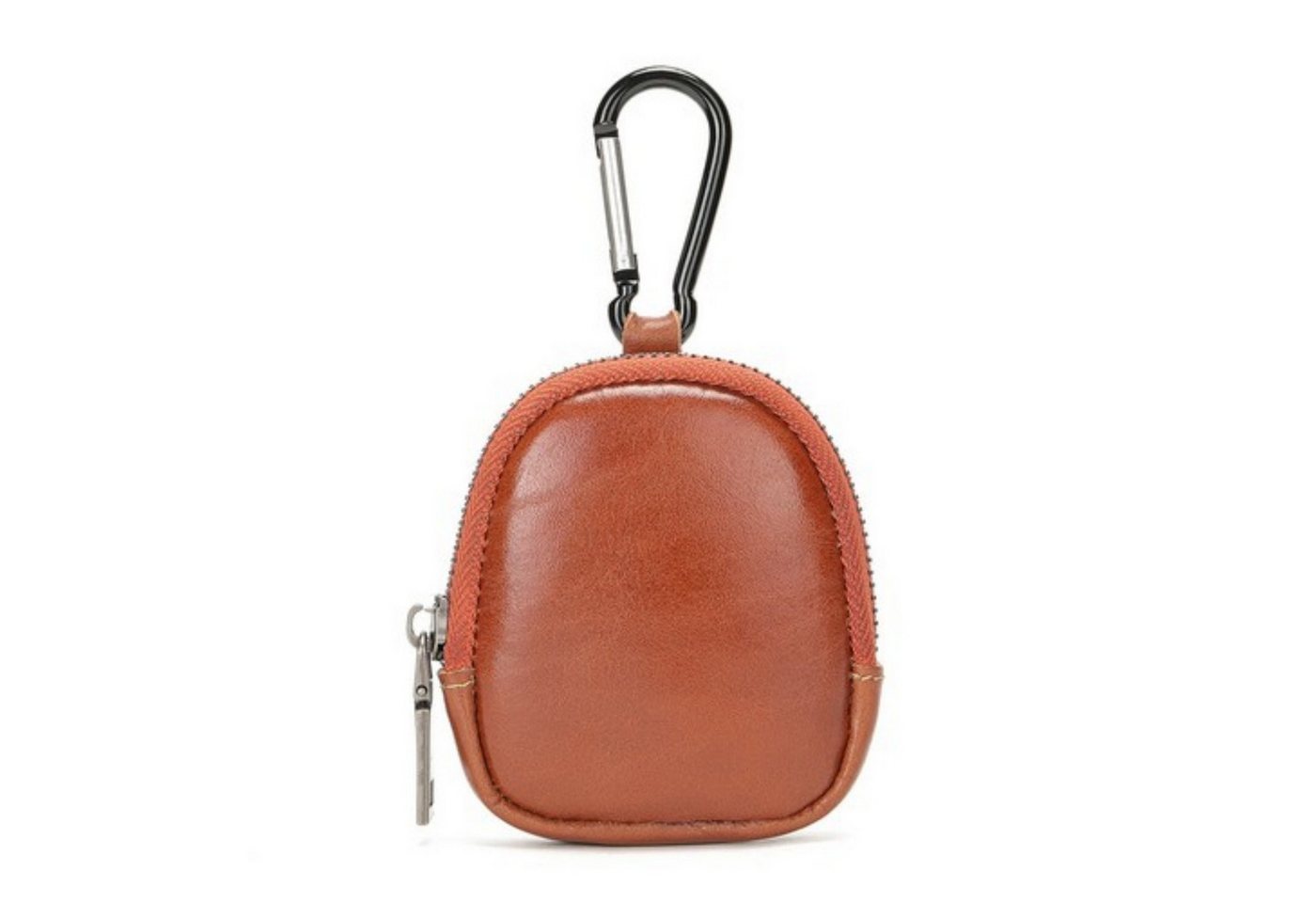 YUBRO-STUDIO Brieftasche Leder Münzgeldbörse Schlüsselanhänger Tasche mit Karabinerclip von YUBRO-STUDIO