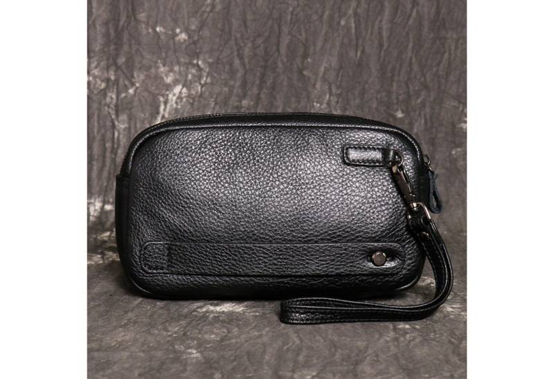 YUBRO-STUDIO Clutch Herren Leder Handgelenktasche Reise Clutch Organizer Kleine Geldbörse von YUBRO-STUDIO