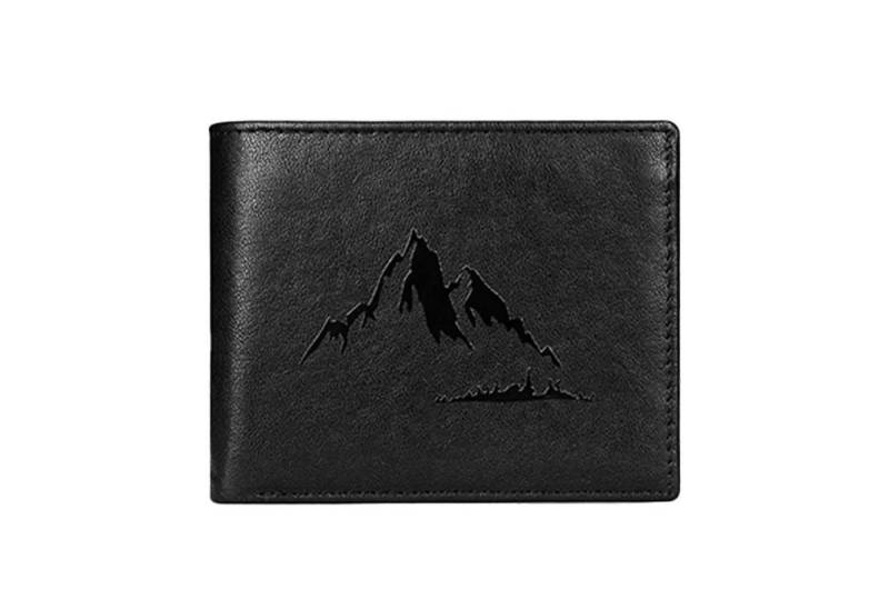 YUBRO-STUDIO Geldbörse Herren Leder Geldbörse RFID Blocker Bifold mit Mehreren Kartenfächern von YUBRO-STUDIO