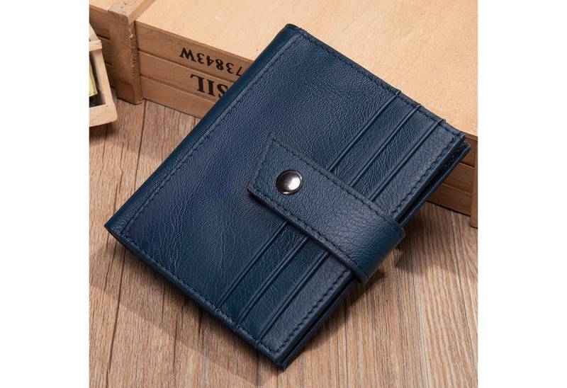 YUBRO-STUDIO Geldbörse Herren RFID Blocker Leder Geldbörse Bifold Multi-Karten Etui von YUBRO-STUDIO
