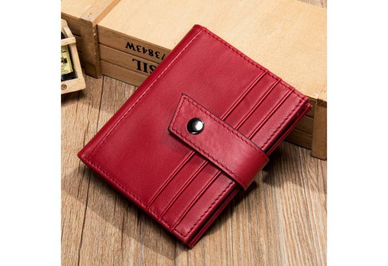 YUBRO-STUDIO Geldbörse Herren RFID Blocker Leder Geldbörse Bifold Multi-Karten Etui von YUBRO-STUDIO