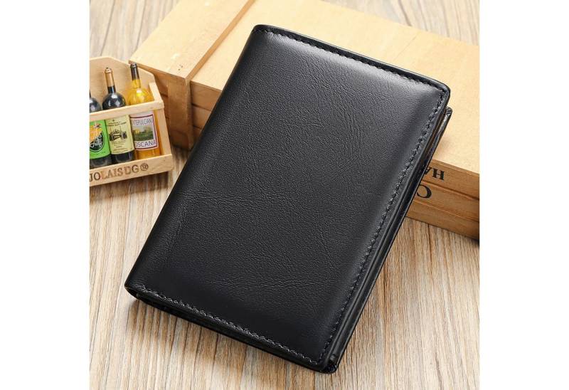 YUBRO-STUDIO Geldbörse Herren RFID Leder Anti-Diebstahl Multi-Kartenhalter Münztasch von YUBRO-STUDIO