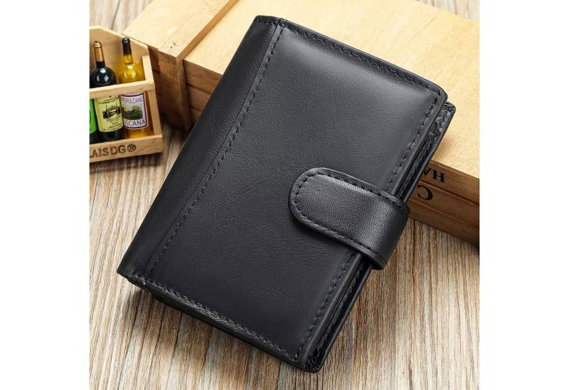 YUBRO-STUDIO Geldbörse Herren RFID Leder Geldbörse Multi-Kartenhalter Münztasche von YUBRO-STUDIO