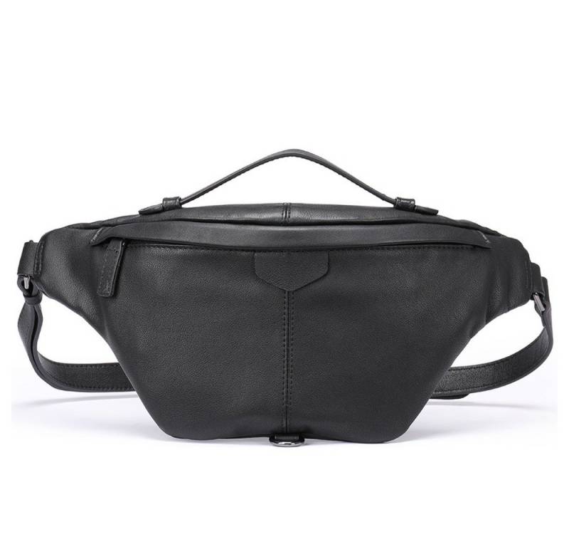 YUBRO-STUDIO Gürteltasche Herren Echtleder Umhängetasche Bauchtasche mit Mehreren Taschen von YUBRO-STUDIO