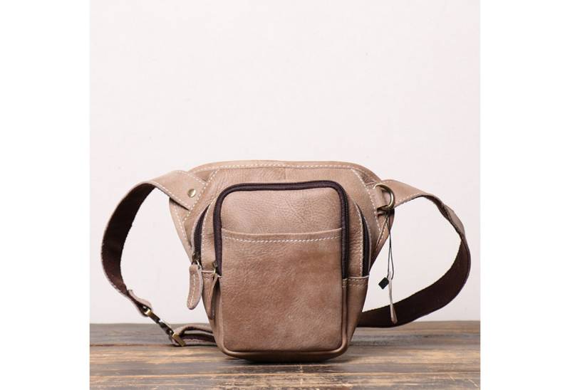 YUBRO-STUDIO Gürteltasche Herren Leder Gürteltasche Crossbody Hüfttasche Mehrfachfächer von YUBRO-STUDIO