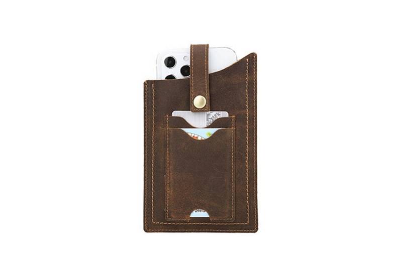 YUBRO-STUDIO Handytasche Für iPhone 15 Pro Max 6,7 Zoll Holster Gürteltasche Kartenfächern von YUBRO-STUDIO