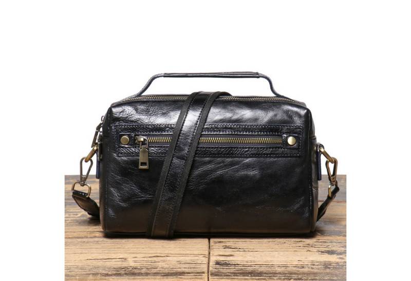 YUBRO-STUDIO Kosmetiktasche Herren Leder Umhängetasche Reise Schultertasche Mehrere Fächer von YUBRO-STUDIO