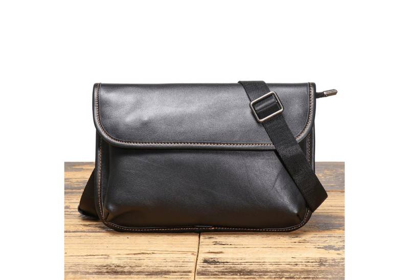 YUBRO-STUDIO Schultertasche Herren Leder Umhängetasche Klein Reiseorganizer Schultertasche Vintage von YUBRO-STUDIO