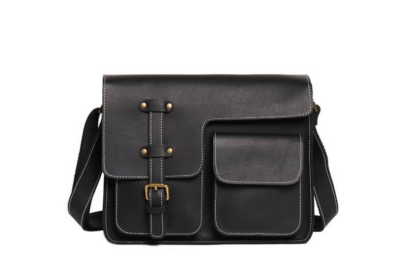 YUBRO-STUDIO Schultertasche Herren Leder Umhängetasche Retro Schultertasche Messenger von YUBRO-STUDIO