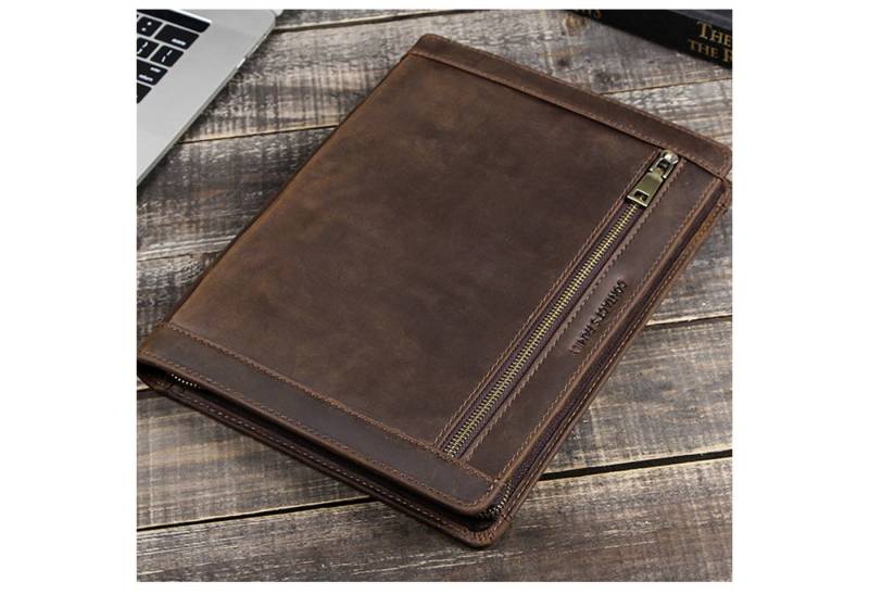 YUBRO-STUDIO Tablettasche Für iPad Pro 10.5" Vintage Lederhülle Multifunktional Stifthalter von YUBRO-STUDIO