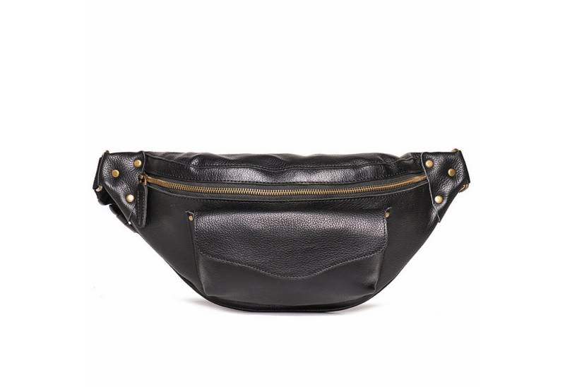 YUBRO-STUDIO Umhängetasche Herren Leder Sling Tasche Crossbody Reisetasche Verstellbarer Gurt von YUBRO-STUDIO