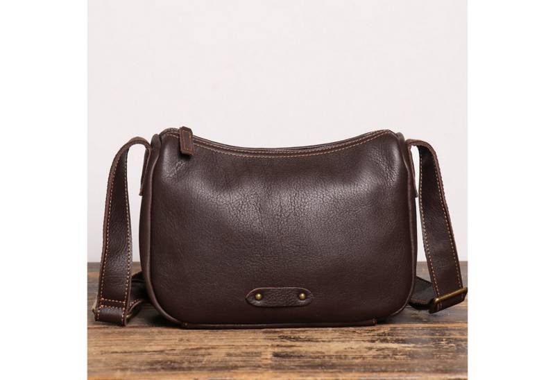 YUBRO-STUDIO Umhängetasche Herren Leder Umhängetasche Brusttasche Echtes Leder Schultertasche von YUBRO-STUDIO