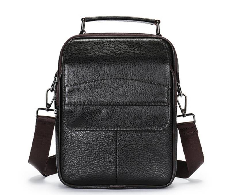 YUBRO-STUDIO Umhängetasche Herren Leder Umhängetasche Crossbody Tasche Rindsleder Schultertasche von YUBRO-STUDIO