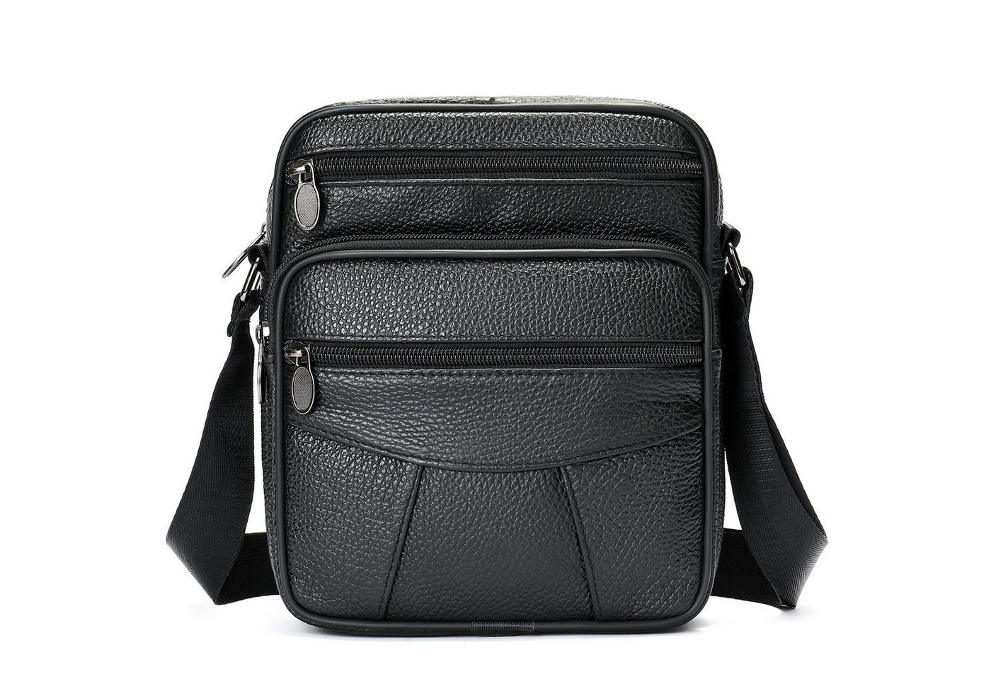 YUBRO-STUDIO Umhängetasche Herren Leder Umhängetasche Echtes Rindsleder Retro Schultertasche von YUBRO-STUDIO