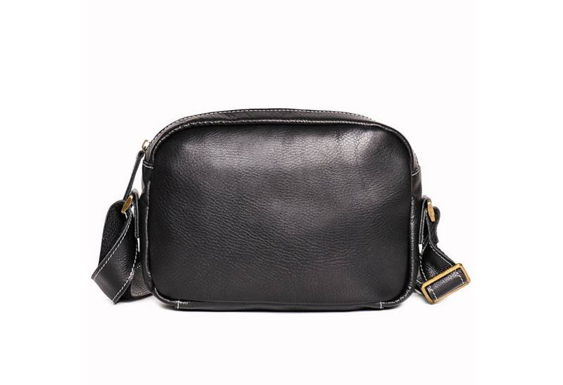 YUBRO-STUDIO Umhängetasche Herren Leder Umhängetasche Kleine Retro Schultertasche Messenger Bag von YUBRO-STUDIO