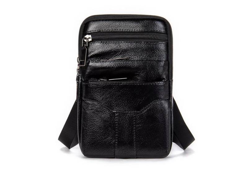 YUBRO-STUDIO Umhängetasche Herren Leder Umhängetasche Mehrfach-Taschen Schultertasche Messenger von YUBRO-STUDIO