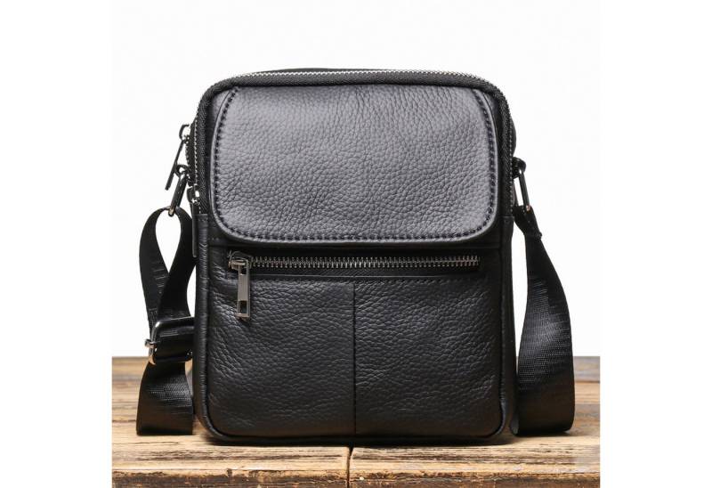 YUBRO-STUDIO Umhängetasche Herren Leder Umhängetasche Messenger Schultertasche mit Taschen von YUBRO-STUDIO