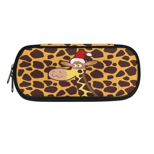 YUDINGFIN Niedliches Federmäppchen, Federmäppchen mit Schlitz, einfach zu verstauen, glatte Textur, Schulstifttasche für Jungen und Mädchen, giraffe, Schulranzen-Set von YUDINGFIN