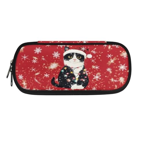 YUDINGFIN Niedliches Federmäppchen, Federmäppchen mit Schlitz, einfach zu verstauen, glatte Textur, Schulstifttasche für Jungen und Mädchen, katze, Schulranzen-Set von YUDINGFIN