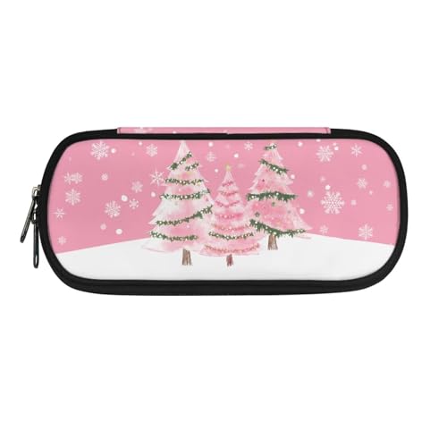 YUDINGFIN Niedliches Federmäppchen, Federmäppchen mit Schlitz-Mesh-Trennwand und halbrunder Reißverschluss, Schulstifttasche für Jungen und Mädchen, Weihnachtsbaum, Schulranzen-Set von YUDINGFIN
