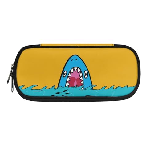 YUDINGFIN Niedliches Federmäppchen, Schulutensilien, Stifteetui für Jungen und Mädchen, hai, Schulranzen-Set von YUDINGFIN