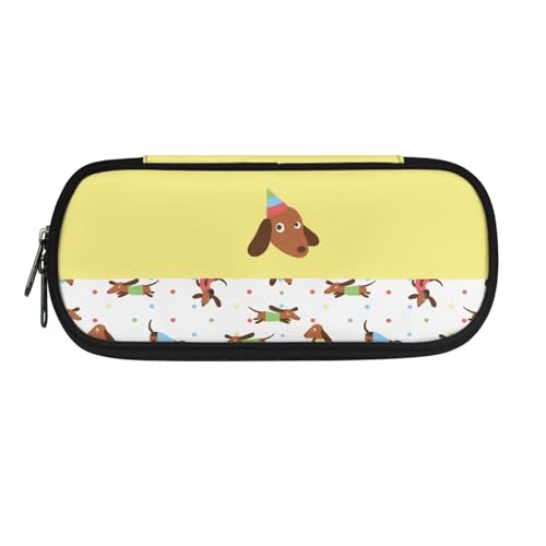 YUDINGFIN Niedliches Federmäppchen, Schulutensilien, Stifteetui für Jungen und Mädchen, hund, Schulranzen-Set von YUDINGFIN