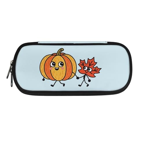 YUDINGFIN Niedliches Federmäppchen, Schulutensilien, Stifteetui für Jungen und Mädchen, kürbis, Schulranzen-Set von YUDINGFIN
