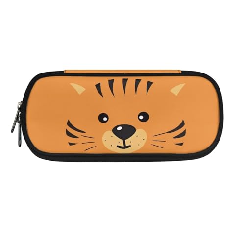 YUDINGFIN Niedliches Federmäppchen, Schulutensilien, Stifteetui für Jungen und Mädchen, tiger, Schulranzen-Set von YUDINGFIN