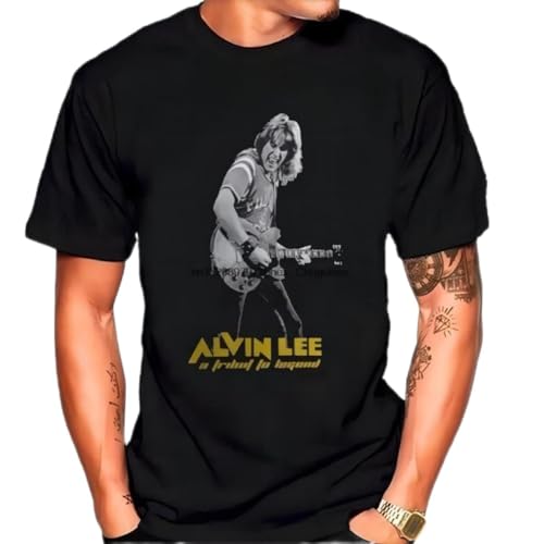 Printed-t-Shirts-t-Shirts-Popular-Alvin-Lee-a-Tribute-to-Guitarist-Legend-Men von YUEFEIFAN