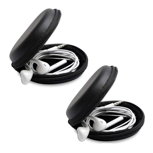 2 Stück Elektronisches Zubehör Organizer Mini Kopfhörer Aufbewahrungsbox Datenkabel Aufbewahrungstasche Universal Reise Digital Aufbewahrungstasche für tragbare Ladekabel, Kopfhörerkabel, SD-Karte, von YUEGOUTIANDIHAO