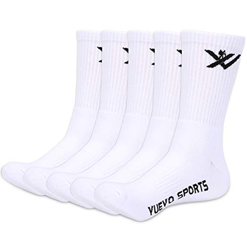 YUEVO SPORTS 5 Paar Sportsocken für Herren Weiß Arbeitssocken Wandersocken Atmungsaktiv Warm 45-47 YUEVO SPORTS 5 Paar Sportsocken für Herren Weiß Arbeitssocken Wandersocken Atmungsaktiv Warm 45-47 von YUEVO SPORTS