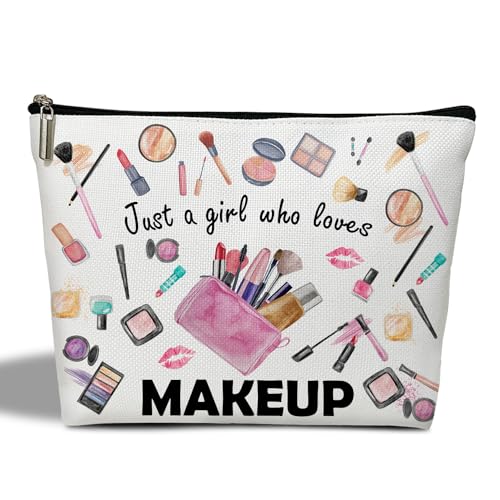 YUEXLL Make-up-Tasche, Geschenke für Frauen, Make-up-Liebhaber, Geschenk für Schwester, Mutter, Tochter, Freunde, Besties, die Ihren Make-up-Organizer lieben, mit Reißverschluss, Reise-Kulturbeutel von YUEXLL