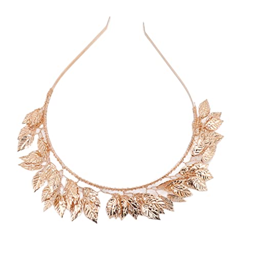 Yueyashux Metallblätter Haare Haar Hoop Handgewebte Brautstirnbandlegierung Blatt Kronen Haarzubehör für Hochzeitsfeier Fotografie Cosplay Girls Gold Yueyashux Metallblätter Haare Haar Hoop Handgewebte Brautstirnbandlegierung Blatt Kronen Haarzubehör für Hochzeitsfeier Fotografie Cosplay Girls Gold von YUEYASHUX
